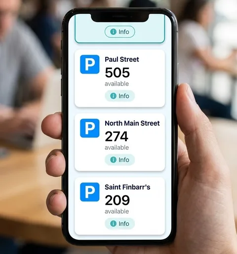 Cork City Parking Monitor app preview